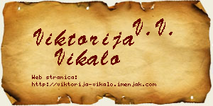 Viktorija Vikalo vizit kartica